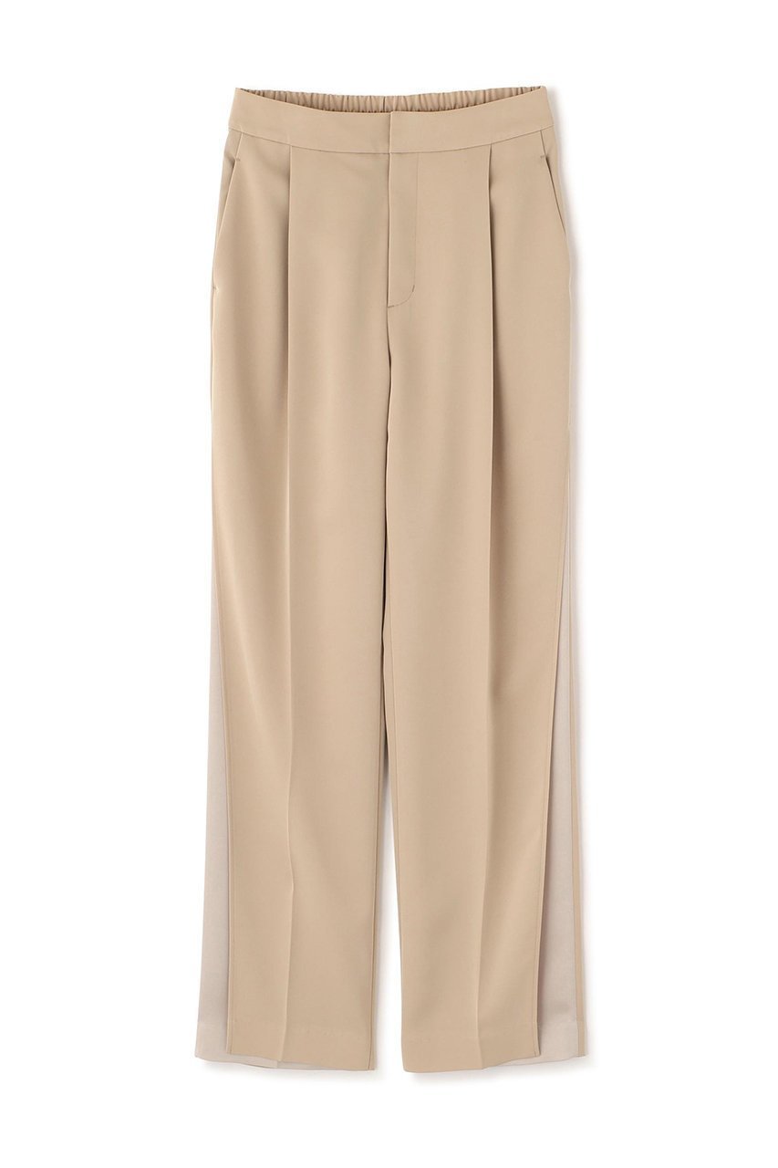 【アドーア/ADORE】のドライタッチツイルパンツ インテリア・キッズ・メンズ・レディースファッション・服の通販 founy(ファニー) 　ファッション　Fashion　レディースファッション　Fashion for Women　パンツ　Pants & Trousers　おすすめ　Recommended / Our Picks　サテン　Satin, Glossy Fabric　ストレート　Straight, Straight Cut　スリム　Slim, Slim Fit　セットアップ　Set-Up, Coordinated Outfit　ドレープ　Drape, Draping Fabric　ボトム　Bottoms, Lower Wear　エレガント 上品　Elegant　ベージュ|ID: prp329100004895219 ipo3291000000036595470