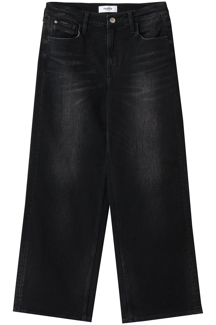 【ヘルシーデニム/Healthy Denim】のPink Pepper Midrise ワイドストレートデニムパンツ 人気、トレンドファッション・服の通販 founy(ファニー) ファッション Fashion レディースファッション Fashion for Women パンツ Pants & Trousers デニムパンツ・ジーンズ・美脚デニム Denim Jeans & Pants ストレート Straight, Straight Cut ダメージ Distressed, Destroyed デニム Denim, Jeans Material ワイド Wide, Wide Fit other-1|ID: prp329100004895221 ipo3291000000036595486