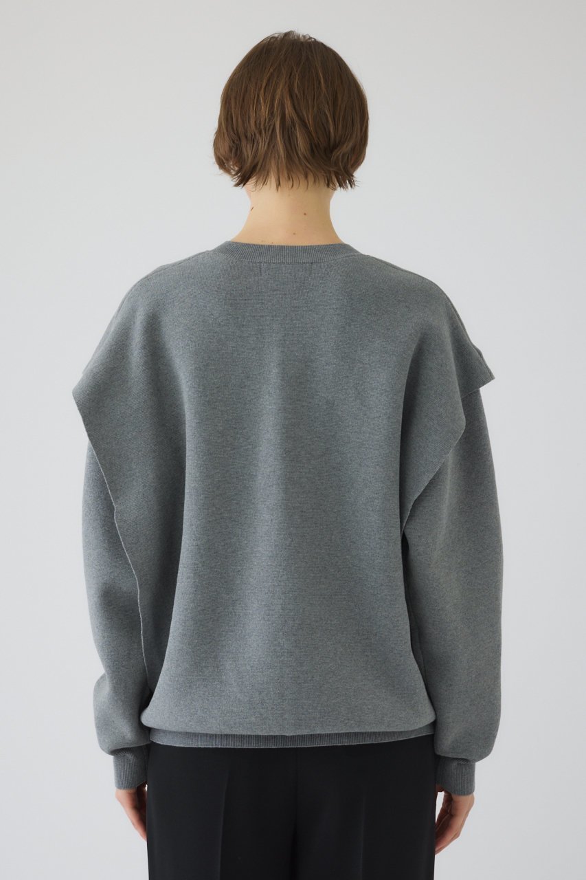 【リムアーク/RIM.ARK】のSide open oversized knit PO/プルオーバー 大人の最旬トレンドファッション＆コーディネート founy(ファウニー) 　ファッション　Fashion　レディースファッション　Fashion for Women　トップス・カットソー　Cut & Sew Tops　ニット　Knit Tops & Sweaters　カジュアルプルオーバー・ニットトップス　Pullovers & Knit Tops / Casual Pullovers　インナー　Innerwear　スマート　Smart, Elegant　バランス　Balance, Style Balance　ベスト　Vest, Waistcoat　ワイド　Wide, Wide Fit　冬　Winter / This Winter　春　Spring　other-4|ID: prp329100004895223 ipo3291000000036595504