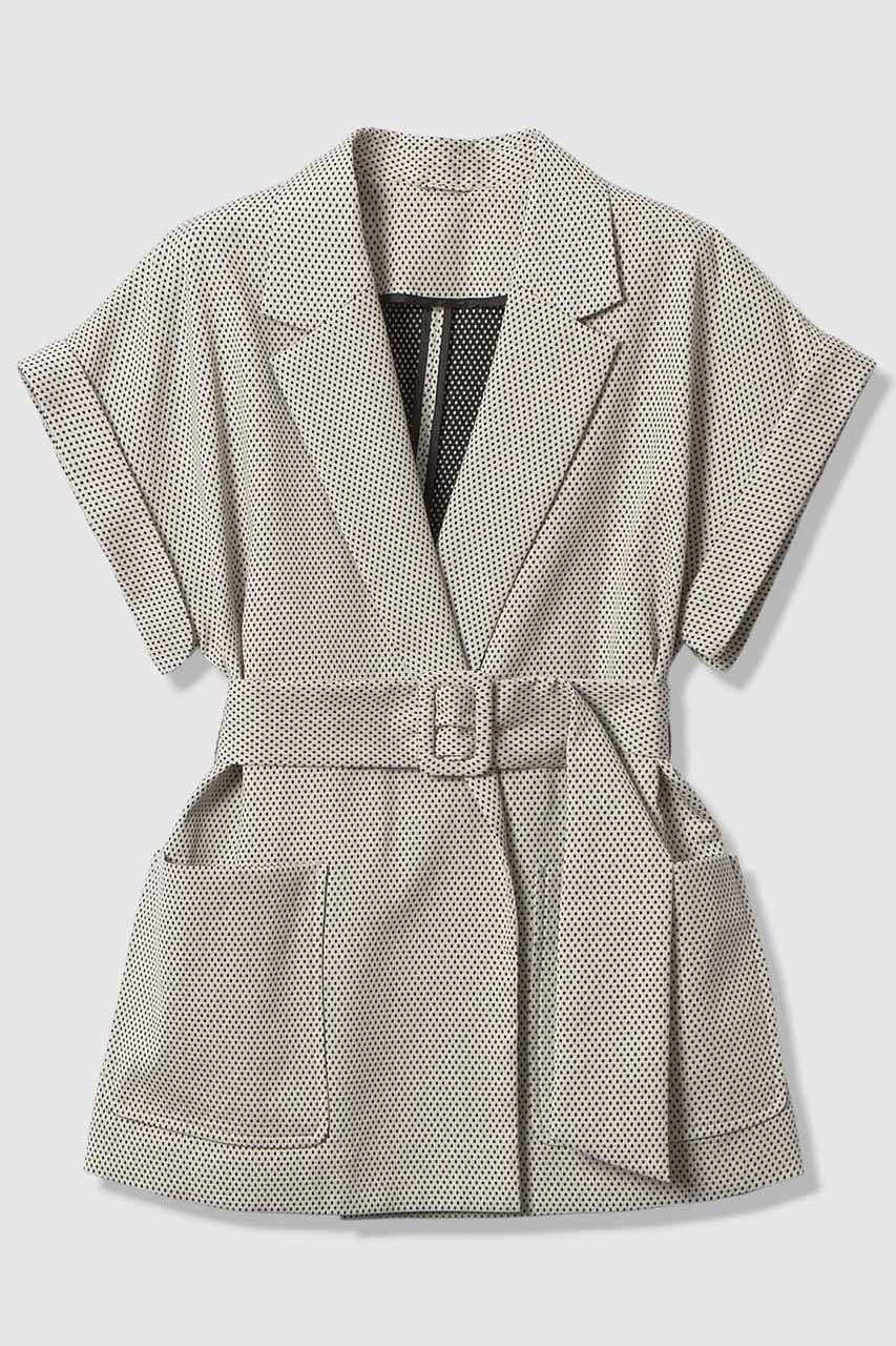 【アナイ/ANAYI】の【セットアップ対象商品】モノトーンドットジャガードベルテッド ジャケット インテリア・キッズ・メンズ・レディースファッション・服の通販 founy(ファニー) ファッション Fashion レディースファッション Fashion for Women アウター Coat / Outerwear Collection レディースジャケット・軽アウター Jackets インナー Innerwear カットソー Cut and Sewn Top ジャカード/ジャガード Jacquard, Woven Pattern ジャケット Jacket, Outerwear ストレッチ Stretch, Stretchy Fabric スリーブ Sleeve, Long Sleeve / Short Sleeve セットアップ Set-Up, Coordinated Outfit デコルテ Décolleté, Neckline ハーフ Half, Half-Length 新作・新入荷 New Arrivals / New In ビジネス 仕事 通勤 Business / Work / Commuting アイボリー|ID: prp329100004895239 ipo3291000000036595649