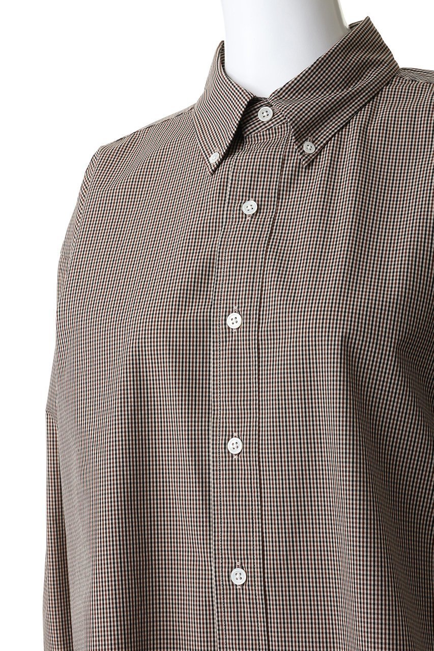 【シンゾーン/Shinzone】のミニチェック DADDY シャツ 人気、トレンドファッション・服の通販 founy(ファニー) 　ファッション　Fashion　レディースファッション　Fashion for Women　トップス・カットソー　Cut & Sew Tops　シャツ・ブラウス・オフィスカジュアル　Elegant Blouses & Button-Ups　スリーブ　Sleeve, Long Sleeve / Short Sleeve　チェック　Check, Plaid, Tartan　デニム　Denim, Jeans Material　ロング　Long, Long-Length　定番　Standard, Basic Item　other-5|ID: prp329100004895255 ipo3291000000036595795