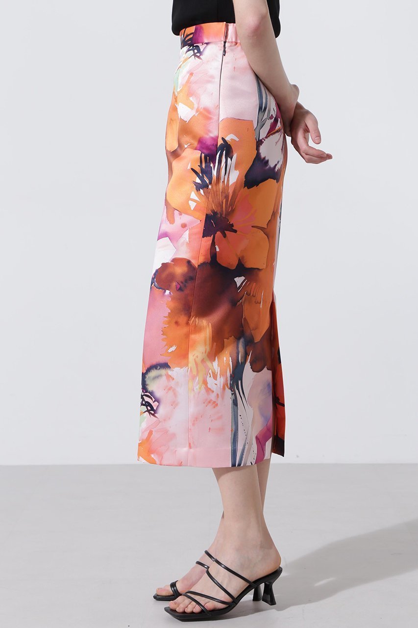 【ヒューエルミュージアム/hueLe Museum】の【hLM】ダブルプリントスカート 人気、トレンドファッション・服の通販 founy(ファニー) ファッション Fashion レディースファッション Fashion for Women スカート Skirts ロングスカート Long Skirts / Maxi & Midi Skirts イタリア Italy グラフィック Graphic, Graphic Design シンプル Simple, Minimal タイトスカート Pencil Skirt, Tight Skirt プリント Print, Printed Pattern リゾート Resort, Vacation Style ロング Long, Long-Length other-3|ID: prp329100004895263 ipo3291000000036595860