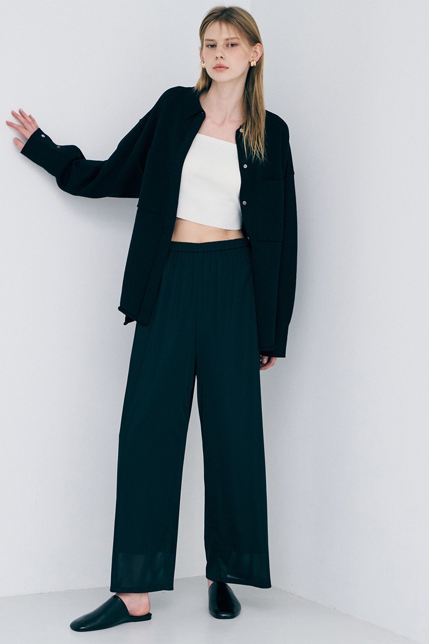 【アンクレイヴ/uncrave】のトリコットシフォン ギャザーパンツ 大人の最旬トレンドファッション＆コーディネート founy(ファウニー) 　ファッション　Fashion　レディースファッション　Fashion for Women　パンツ　Pants & Trousers　おすすめ　Recommended / Our Picks　くるぶし　Ankle-Length　ギャザー　Gathered, Ruffled　シフォン　Chiffon, Lightweight Fabric　ストレッチ　Stretch, Stretchy Fabric　セットアップ　Set-Up, Coordinated Outfit　ロング　Long, Long-Length　エレガント 上品　Elegant　other-6|ID: prp329100004895273 ipo3291000000036729623