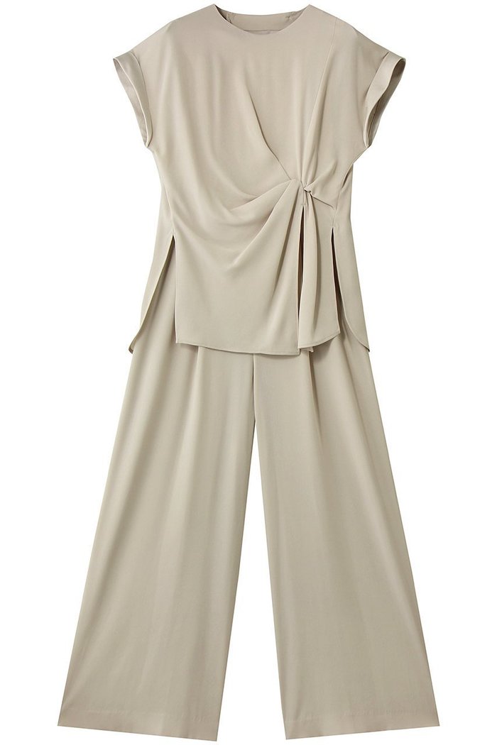 【アンクレイヴ/uncrave】のバックサテンジョーゼット オールインワン インテリア・キッズ・メンズ・レディースファッション・服の通販 founy(ファニー) https://founy.com/ ファッション Fashion レディースファッション Fashion for Women パンツ Pants & Trousers バッグ Bags オケージョン Occasion Wear サテン Satin, Glossy Fabric ストレッチ Stretch, Stretchy Fabric セットアップ Set-Up, Coordinated Outfit ドレープ Drape, Draping Fabric フレア Flare, Flared ワイド Wide, Wide Fit 吸水 Absorbent, Quick-Dry |ID: prp329100004895275 ipo3291000000036595969