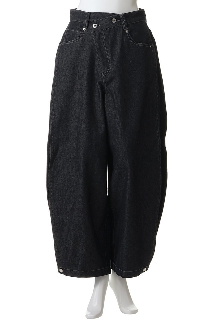 【メゾンスペシャル/MAISON SPECIAL】のSide-Tuck Cocoon Denim Pants/サイドタックコクーンデニムパンツ 大人の最旬トレンドファッション＆コーディネート founy(ファウニー) 　ファッション　Fashion　レディースファッション　Fashion for Women　パンツ　Pants & Trousers　デニムパンツ・ジーンズ・美脚デニム　Denim Jeans & Pants　コンパクト　Compact, Small Size　デニム　Denim, Jeans Material　other-2|ID: prp329100004895307 ipo3291000000036596267