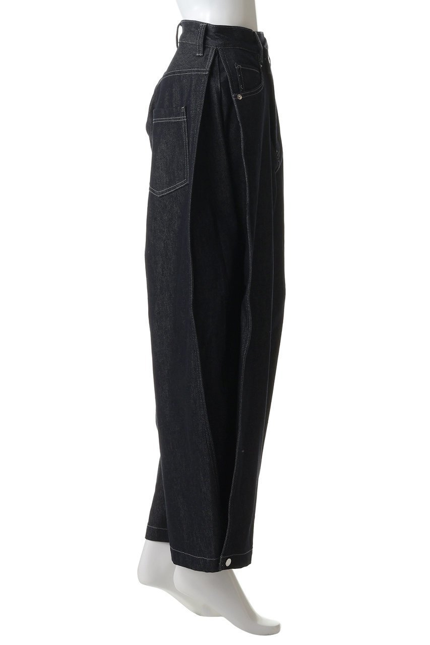 【メゾンスペシャル/MAISON SPECIAL】のSide-Tuck Cocoon Denim Pants/サイドタックコクーンデニムパンツ 大人の最旬トレンドファッション＆コーディネート founy(ファウニー) 　ファッション　Fashion　レディースファッション　Fashion for Women　パンツ　Pants & Trousers　デニムパンツ・ジーンズ・美脚デニム　Denim Jeans & Pants　コンパクト　Compact, Small Size　デニム　Denim, Jeans Material　other-3|ID: prp329100004895307 ipo3291000000036596268