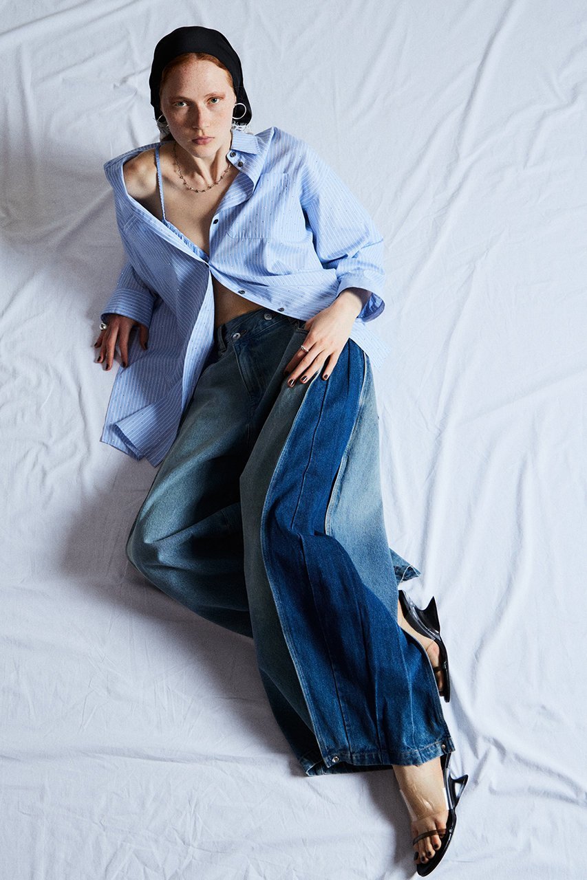 【メゾンスペシャル/MAISON SPECIAL】のSide-Tuck Cocoon Denim Pants/サイドタックコクーンデニムパンツ 大人の最旬トレンドファッション＆コーディネート founy(ファウニー) 　ファッション　Fashion　レディースファッション　Fashion for Women　パンツ　Pants & Trousers　デニムパンツ・ジーンズ・美脚デニム　Denim Jeans & Pants　コンパクト　Compact, Small Size　デニム　Denim, Jeans Material　other-8|ID: prp329100004895307 ipo3291000000037088596