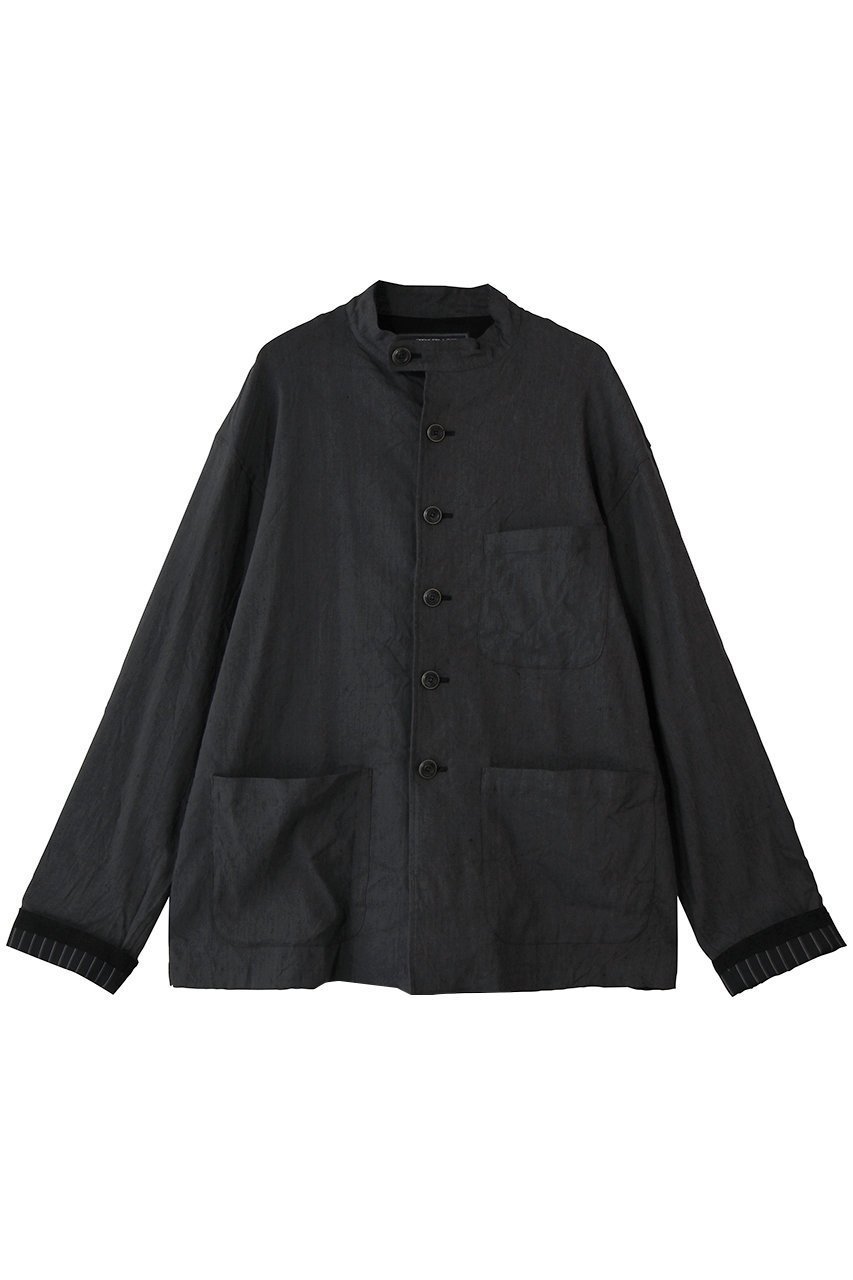 【ベリーテイジ/VERYTAGE / MEN】の【MEN】THE FORESTIERE ブルゾン インテリア・キッズ・メンズ・レディースファッション・服の通販 founy(ファニー) 　ファッション　Fashion　メンズファッション　Fashion for Men　クラシック　Classic, Timeless Style　ジャケット　Jacket, Outerwear　ドレープ　Drape, Draping Fabric　ネップ　Nepp, Slub Yarn　ブルゾン　Blouson, Bomber Jacket　リネン　Linen, Linen Fabric　ルーズ　Loose, Oversized　ヴィンテージ　Vintage Style　エレガント 上品　Elegant　定番　Standard, Basic Item　チャコール|ID: prp329100004895318 ipo3291000000036596359