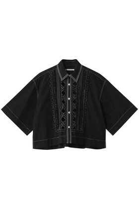 【マルティニーク/martinique】 【CURRENTAGE】タイプライターシャツ人気、トレンドファッション・服の通販 founy(ファニー) ファッション Fashion レディースファッション Fashion for Women トップス・カットソー Cut & Sew Tops シャツ・ブラウス・オフィスカジュアル Elegant Blouses & Button-Ups ショート Short, Short Length スリーブ Sleeve, Long Sleeve / Short Sleeve タイプライター Typewriter Fabric, Crisp Cotton バランス Balance, Style Balance モノトーン Monotone, Black and White レース Lace, Lace Fabric ワイド Wide, Wide Fit エレガント 上品 Elegant |ID:prp329100004895334