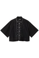 【マルティニーク/martinique】の【CURRENTAGE】タイプライターシャツ 人気、トレンドファッション・服の通販 founy(ファニー) ファッション Fashion レディースファッション Fashion for Women トップス・カットソー Cut & Sew Tops シャツ・ブラウス・オフィスカジュアル Elegant Blouses & Button-Ups ショート Short, Short Length スリーブ Sleeve, Long Sleeve / Short Sleeve タイプライター Typewriter Fabric, Crisp Cotton バランス Balance, Style Balance モノトーン Monotone, Black and White レース Lace, Lace Fabric ワイド Wide, Wide Fit エレガント 上品 Elegant |ID:prp329100004895334