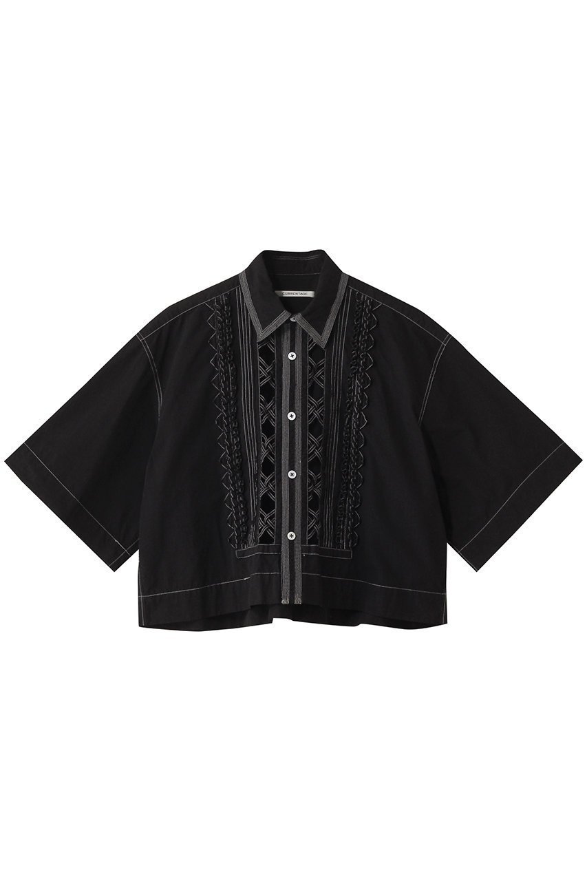 【マルティニーク/martinique】の【CURRENTAGE】タイプライターシャツ 人気、トレンドファッション・服の通販 founy(ファニー) ファッション Fashion レディースファッション Fashion for Women トップス・カットソー Cut & Sew Tops シャツ・ブラウス・オフィスカジュアル Elegant Blouses & Button-Ups ショート Short, Short Length スリーブ Sleeve, Long Sleeve / Short Sleeve タイプライター Typewriter Fabric, Crisp Cotton バランス Balance, Style Balance モノトーン Monotone, Black and White レース Lace, Lace Fabric ワイド Wide, Wide Fit エレガント 上品 Elegant other-1|ID: prp329100004895334 ipo3291000000036596477