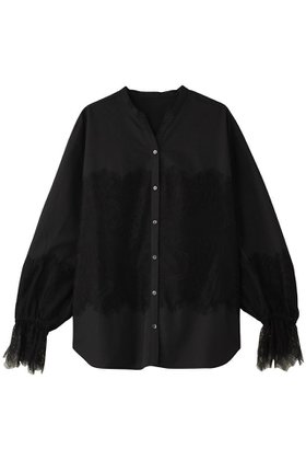 【アルアバイル/allureville】 レーシードッキングシャツ人気、トレンドファッション・服の通販 founy(ファニー) ファッション Fashion レディースファッション Fashion for Women トップス・カットソー Cut & Sew Tops シャツ・ブラウス・オフィスカジュアル Elegant Blouses & Button-Ups スリーブ Sleeve, Long Sleeve / Short Sleeve ドッキング Docking, Mixed Material バランス Balance, Style Balance レース Lace, Lace Fabric ロング Long, Long-Length エレガント 上品 Elegant |ID:prp329100004895342