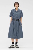 【マーガレットハウエル/MARGARET HOWELL】のSUPERLIGHT COTTON NYLON DRESS ブルー|ID: prp329100004895356 ipo3291000000036596649