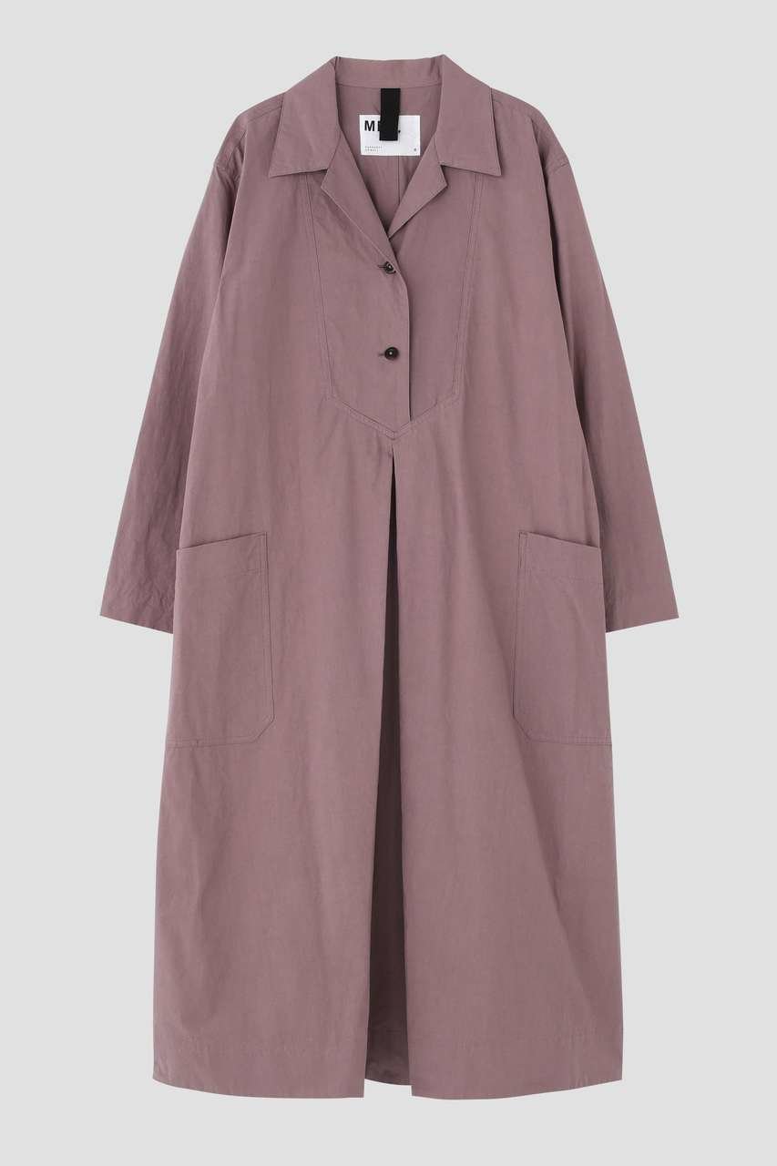 【マーガレットハウエル/MARGARET HOWELL】のWASHED COTTON POPLIN DRESS 大人の最旬トレンドファッション＆コーディネート founy(ファウニー) 　ファッション　Fashion　レディースファッション　Fashion for Women　ワンピース　Dresses　フォーマル・パーティードレス・結婚式用ドレス　Elegant & Casual Dresses　チュニック　Tunic Tops & Dresses　インナー　Innerwear　カッティング　Cutting Detail　クロップド　Cropped, Short Length　スリーブ　Sleeve, Long Sleeve / Short Sleeve　ダブル　Double, Double-Breasted　チュニック　Tunic, Long Top　ドレス　Dress, One-Piece　フロント　Front, Front Design　プリーツ　Pleats, Pleated　ボックス　Boxy, Box Shape　ポケット　Pocket, Pocket Detail　モダン　Modern, Contemporary　ロング　Long, Long-Length　ワイド　Wide, Wide Fit　ワーク　Workwear, Utility Style　other-3|ID: prp329100004895357 ipo3291000000036596657