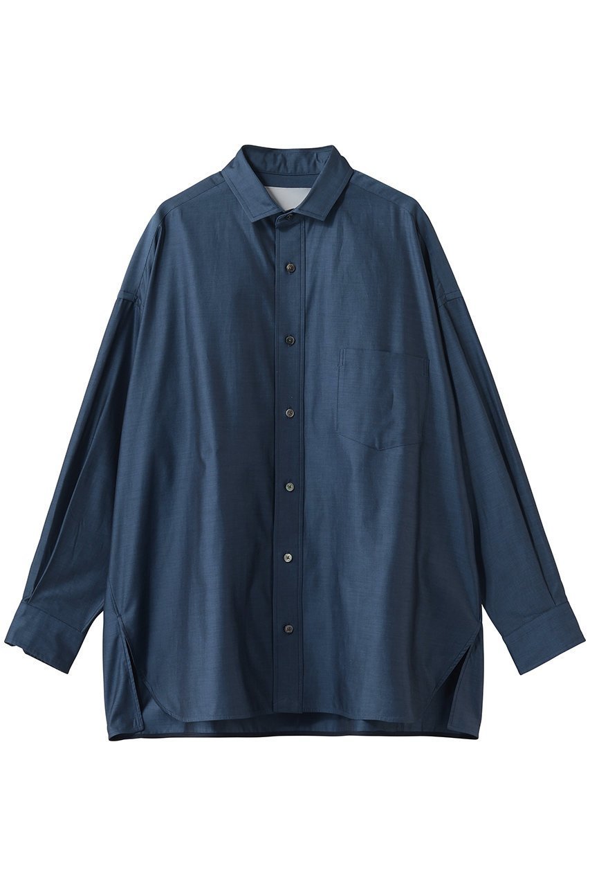 【プルミエ アロンディスモン/1er Arrondissement】の【TICCA】別注スクエアビッグシャツ インテリア・キッズ・メンズ・レディースファッション・服の通販 founy(ファニー) ファッション Fashion レディースファッション Fashion for Women トップス・カットソー Cut & Sew Tops シャツ・ブラウス・オフィスカジュアル Elegant Blouses & Button-Ups スリーブ Sleeve, Long Sleeve / Short Sleeve ロング Long, Long-Length 別注 Limited Edition, Custom Order 新作・新入荷 New Arrivals / New In ネイビー|ID: prp329100004895358 ipo3291000000036596663