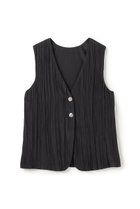 【アンクレイヴ/uncrave】のマシーンプリーツ ジレ ブラック|ID: prp329100004895362 ipo3291000000036596694