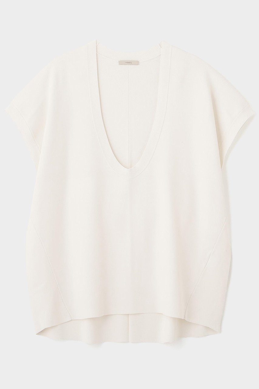 【ル フィル/LE PHIL】のUネックニットジレ インテリア・キッズ・メンズ・レディースファッション・服の通販 founy(ファニー) ファッション Fashion レディースファッション Fashion for Women トップス・カットソー Cut & Sew Tops ニット Knit Tops & Sweaters ベスト&ジレ / 重ね着スタイル Vests & Gilets カジュアルプルオーバー・ニットトップス Pullovers & Knit Tops / Casual Pullovers インナー Innerwear シンプル Simple, Minimal スタンダード Standard, Basic ドレープ Drape, Draping Fabric ホワイト|ID: prp329100004895365 ipo3291000000036596719