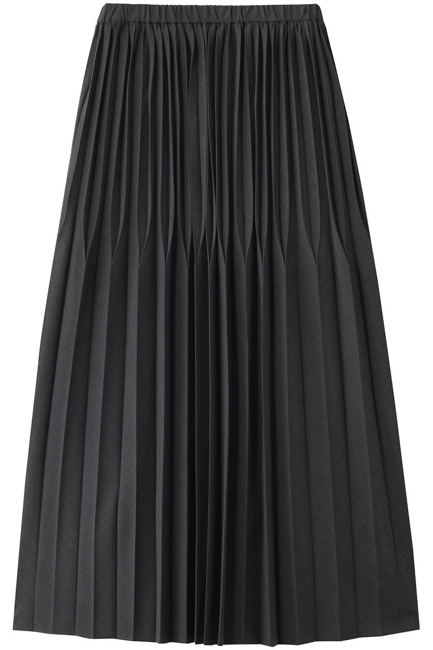 【エンフォルド/ENFOLD】のSQUARE-PLEATS SKIRT/スカート インテリア・キッズ・メンズ・レディースファッション・服の通販 founy(ファウニー) 　ファッション　Fashion　レディースファッション　Fashion for Women　スカート　Skirts　ロングスカート　Long Skirts / Maxi & Midi Skirts　おすすめ　Recommended / Our Picks　クラシカル　Classical, Vintage-Inspired　スーツ　Suit, Formalwear　プリーツ　Pleats, Pleated　ロング　Long, Long-Length　チャコールグレー|ID: prp329100004895382 ipo3291000000036899243