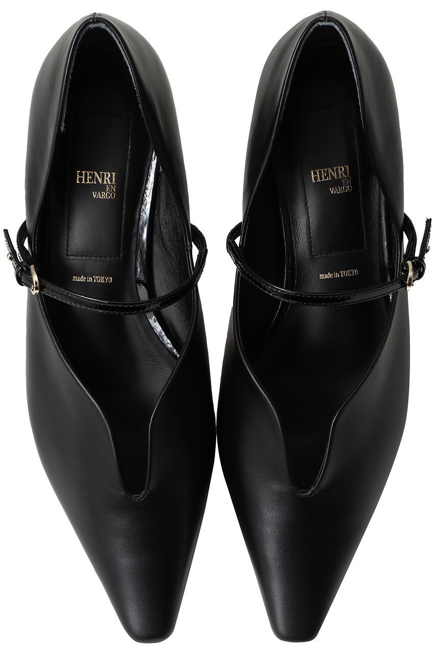 【プルミエ アロンディスモン/1er Arrondissement】の【HENRI EN VARGO】“KATE”フラットパンプス インテリア・キッズ・メンズ・レディースファッション・服の通販 founy(ファニー) 　ファッション　Fashion　レディースファッション　Fashion for Women　なめらか　Smooth, Silky Texture　エレガント 上品　Elegant　シンプル　Simple, Minimal　フォーマル　Formal, Dressy　フラット　Flat, Flat Shoes　ラップ　Wrap, Wrap Design　日本製　Made In Japan　ブラック|ID: prp329100004895391 ipo3291000000036596974