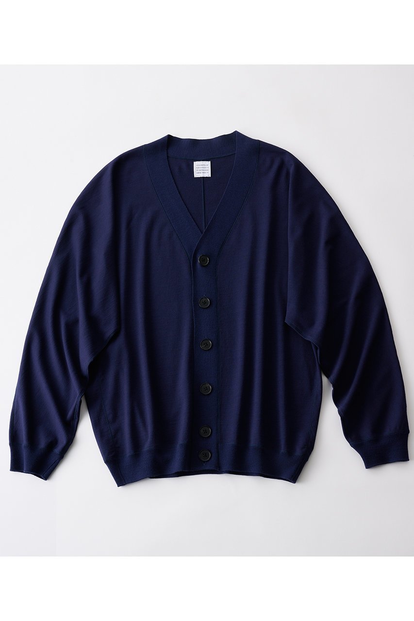 【グッド ピープル グッド ステッチング グッド プロダクト/GOOD PEOPLE GOOD STITCHING GOOD PRODUCT / MEN】の【MEN】ドルマンスリーブ ニット カーディガン インテリア・キッズ・メンズ・レディースファッション・服の通販 founy(ファニー) 　ファッション　Fashion　メンズファッション　Fashion for Men　カーディガン　Cardigan, Knitwear　ワーク　Workwear, Utility Style　ダークパープルネイビー|ID: prp329100004895401 ipo3291000000036597238