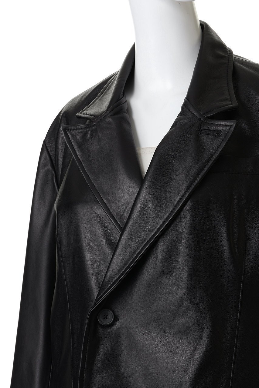 【メゾンスペシャル/MAISON SPECIAL】の【UNISEX】SHEEPレザーピークドラペルセミダブルジャケト 人気、トレンドファッション・服の通販 founy(ファニー) 　ファッション　Fashion　レディースファッション　Fashion for Women　アウター　Coat / Outerwear Collection　レディースジャケット・軽アウター　Jackets　ユニセックス　Unisex, Genderless　おすすめ　Recommended / Our Picks　ジャケット　Jacket, Outerwear　フェミニン　Feminine, Girly　エレガント 上品　Elegant　other-5|ID: prp329100004895404 ipo3291000000036597273