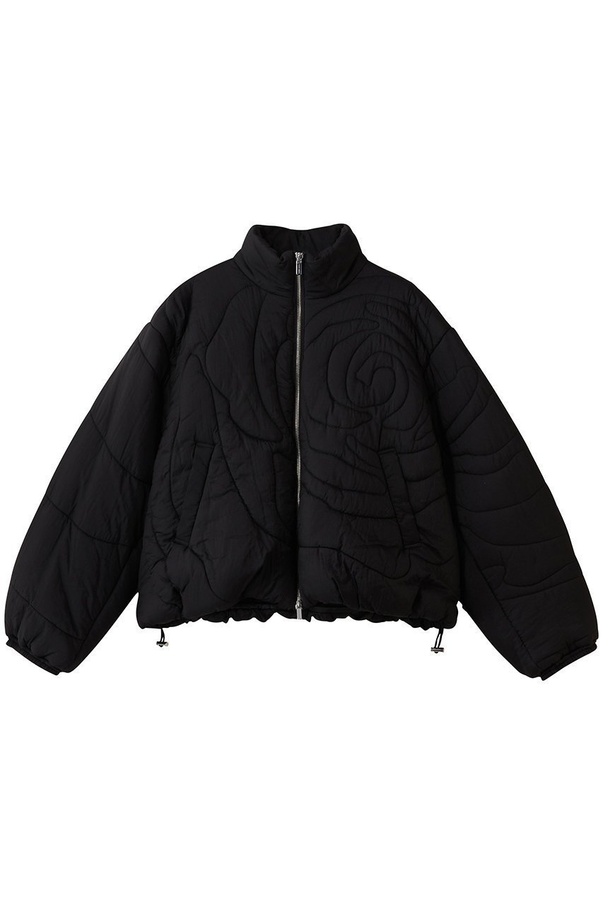 【メゾンスペシャル/MAISON SPECIAL】のRose Quilted Padded Jacket/ローズキルティング中綿ジャケット インテリア・キッズ・メンズ・レディースファッション・服の通販 founy(ファウニー) 　ファッション　Fashion　レディースファッション　Fashion for Women　アウター　Coat / Outerwear Collection　レディースジャケット・軽アウター　Jackets　キルティング　Quilted, Quilting　シンプル　Simple, Minimal　ジャケット　Jacket, Outerwear　ブルゾン　Blouson, Bomber Jacket　ローズ　Rose, Rose Motif　BLK(ブラック)|ID: prp329100004895417 ipo3291000000036597380
