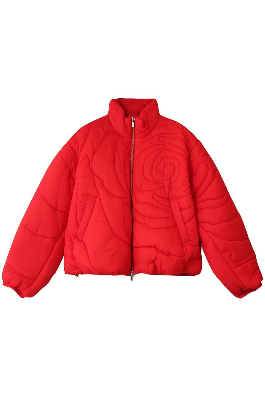 【メゾンスペシャル/MAISON SPECIAL】のRose Quilted Padded Jacket/ローズキルティング中綿ジャケット インテリア・キッズ・メンズ・レディースファッション・服の通販 founy(ファウニー) 　ファッション　Fashion　レディースファッション　Fashion for Women　アウター　Coat / Outerwear Collection　レディースジャケット・軽アウター　Jackets　キルティング　Quilted, Quilting　シンプル　Simple, Minimal　ジャケット　Jacket, Outerwear　ブルゾン　Blouson, Bomber Jacket　ローズ　Rose, Rose Motif　RED(レッド)|ID: prp329100004895417 ipo3291000000036597382