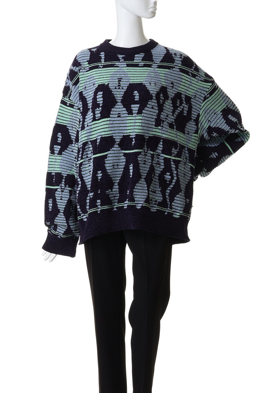 【メゾンスペシャル/MAISON SPECIAL】の【UNISEX】モールヤーンJQDニットPO ラグパターン 大人の最旬トレンドファッション＆コーディネート founy(ファウニー) 　ファッション　Fashion　レディースファッション　Fashion for Women　トップス・カットソー　Cut & Sew Tops　ニット　Knit Tops & Sweaters　カジュアルプルオーバー・ニットトップス　Pullovers & Knit Tops / Casual Pullovers　ユニセックス　Unisex, Genderless　オリエンタル　Oriental Pattern　ショルダー　Shoulder, Shoulder Strap　ドロップ　Drop Shoulder, Dropped Style　ベロア　Velour, Soft Velvet　ラッセル　Raschel, Raschel Lace　A/W・秋冬　Autumn/Winter　軽量　Lightweight, Ultra Light　other-2|ID: prp329100004895418 ipo3291000000036924476