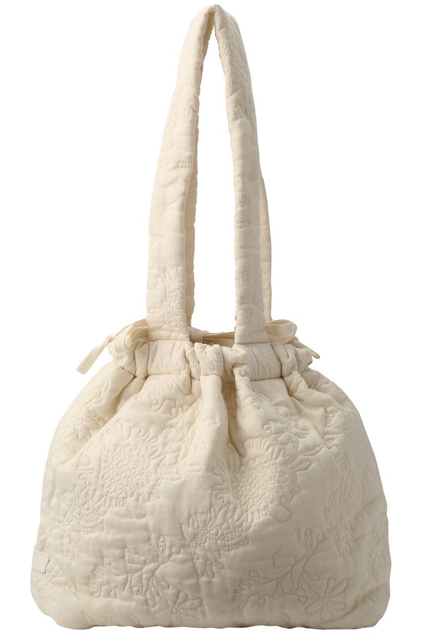 【プリスティン/PRISTINE】のフラワーキルトバッグ 人気、トレンドファッション・服の通販 founy(ファニー) 　ファッション　Fashion　レディースファッション　Fashion for Women　バッグ　Bags　なめらか　Smooth, Silky Texture　キルト　Quilt, Quilted Fabric　ファブリック　Fabric, Textile　フェミニン　Feminine, Girly　フォルム　Silhouette, Form　フラワー　Flower, Floral　エレガント 上品　Elegant　other-3|ID: prp329100004895435 ipo3291000000036597580