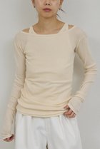 【ガリャルダガランテ/GALLARDAGALANTE】の【PEAS】ガーゼテレコプルオーバー 人気、トレンドファッション・服の通販 founy(ファニー) ファッション Fashion レディースファッション Fashion for Women トップス・カットソー Cut & Sew Tops シャツ・ブラウス・オフィスカジュアル Elegant Blouses & Button-Ups ロングTシャツ・Tシャツ Longline T-Shirts & Tees カジュアルプルオーバー・ニットトップス Pullovers & Knit Tops / Casual Pullovers カットソー・ベーシックTシャツ Cut-and-Sewn Tops / Stretch Tees & Basics おすすめ Recommended / Our Picks インナー Innerwear シアー Sheer, See-Through ショルダー Shoulder, Shoulder Strap スリーブ Sleeve, Long Sleeve / Short Sleeve タンク Tank Top, Sleeveless Top テレコ Ribbed, Rib Stitch ロング Long, Long-Length 人気 Popular, Best Seller thumbnail アイボリー|ID: prp329100004895441 ipo3291000000036597660