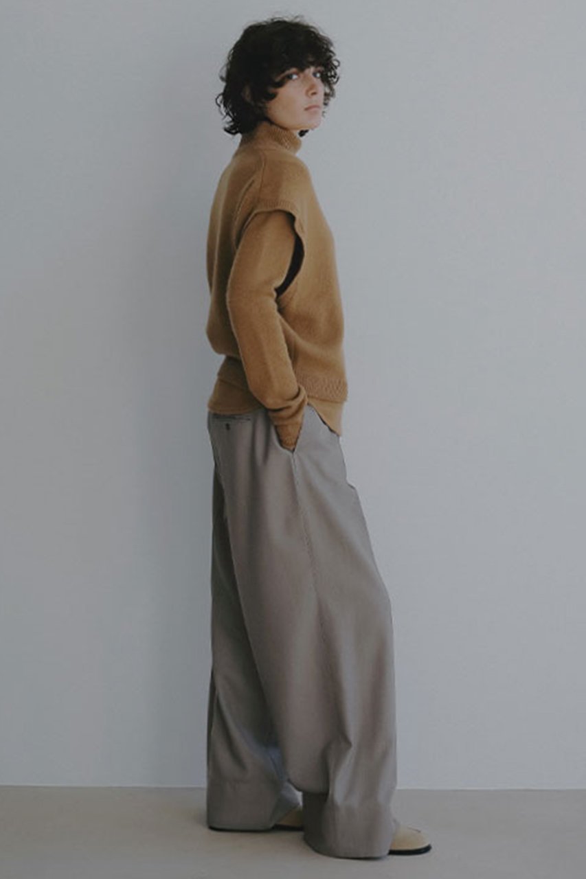 【エトレトウキョウ/ETRE TOKYO】のウールカシミヤスリーブレスニットプルオーバー 人気、トレンドファッション・服の通販 founy(ファニー) 　ファッション　Fashion　レディースファッション　Fashion for Women　トップス・カットソー　Cut & Sew Tops　ニット　Knit Tops & Sweaters　カジュアルプルオーバー・ニットトップス　Pullovers & Knit Tops / Casual Pullovers　なめらか　Smooth, Silky Texture　ジャケット　Jacket, Outerwear　スリーブ　Sleeve, Long Sleeve / Short Sleeve　other-5|ID: prp329100004895446 ipo3291000000036597744