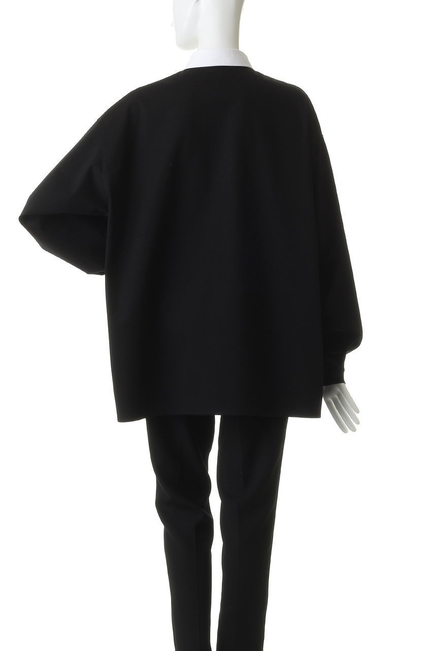 【ザ リラクス/THE RERACS】のロングスリーブクレリックポロシャツ 人気、トレンドファッション・服の通販 founy(ファニー) 　ファッション　Fashion　レディースファッション　Fashion for Women　トップス・カットソー　Cut & Sew Tops　シャツ・ブラウス・オフィスカジュアル　Elegant Blouses & Button-Ups　ポロシャツ・きれいめカジュアル　Smart-Casual Polo Tops　ポロシャツ　Polo Shirt, Collared Tee　other-4|ID: prp329100004895447 ipo3291000000036597752