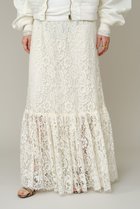 【カオス/Chaos】のソワーズレーススカート 人気、トレンドファッション・服の通販 founy(ファニー) ファッション Fashion レディースファッション Fashion for Women スカート Skirts ロングスカート Long Skirts / Maxi & Midi Skirts アンダー Underwear Essentials エレガント 上品 Elegant ティアードスカート Tiered Skirt, Flounced Skirt レース Lace, Lace Fabric ロング Long, Long-Length thumbnail エクリュ|ID: prp329100004895463 ipo3291000000036597868