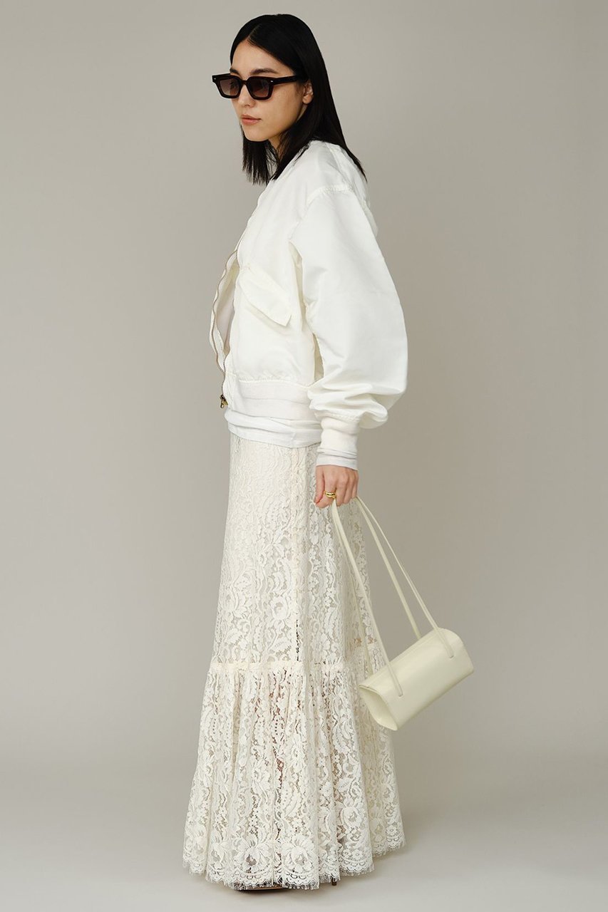【カオス/Chaos】のソワーズレーススカート 大人の最旬トレンドファッション＆コーディネート founy(ファウニー) 　ファッション　Fashion　レディースファッション　Fashion for Women　スカート　Skirts　ロングスカート　Long Skirts / Maxi & Midi Skirts　アンダー　Underwear Essentials　エレガント 上品　Elegant　ティアードスカート　Tiered Skirt, Flounced Skirt　レース　Lace, Lace Fabric　ロング　Long, Long-Length　再入荷　Restock / Back in Stock　other-4|ID: prp329100004895463 ipo3291000000036870117
