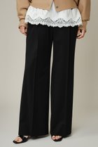 【カオス/Chaos】のメリクールイージーパンツ 人気、トレンドファッション・服の通販 founy(ファニー) ファッション Fashion レディースファッション Fashion for Women パンツ Pants & Trousers イタリア Italy スラックス Slacks, Dress Pants パターン Pattern, Design Print ポケット Pocket, Pocket Detail リラックス Relax, Relaxed Fit エレガント 上品 Elegant thumbnail ブラック|ID: prp329100004895464 ipo3291000000036597877