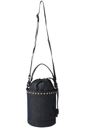 【マッキントッシュ/MACKINTOSH】のANNAN ミニバケット スタッズデニム 人気、トレンドファッション・服の通販 founy(ファニー) ファッション Fashion レディースファッション Fashion for Women バッグ Bags スタッズ Studs, Metal Accents デニム Denim, Jeans Material フォルム Silhouette, Form ポケット Pocket, Pocket Detail 巾着 Drawstring Bag, Kinchaku |ID:prp329100004895476