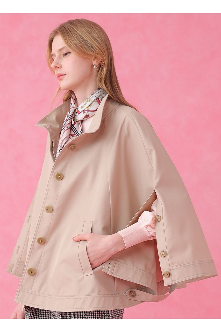 【アナイ/ANAYI】のハッスイツイルケープスタンドコート 人気、トレンドファッション・服の通販 founy(ファニー) ファッション Fashion レディースファッション Fashion for Women アウター Coat / Outerwear Collection コート・ロングコート・ピーコート Long Coats, Peacoats & More おすすめ Recommended / Our Picks ショート Short, Short Length ツイル Twist, Twisted Detail 再入荷 Restock / Back in Stock 春 Spring other-8|ID: prp329100004895488 ipo3291000000036598104