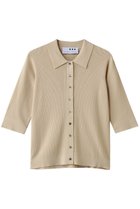 【スリー ドッツ/three dots】のサンディコットン H/S ポロ ベージュ|ID: prp329100004895499 ipo3291000000036871893