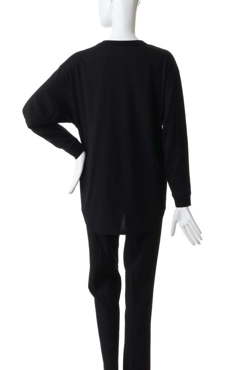 【スリー ドッツ/three dots】のミルキージャージー 長袖Tシャツ 人気、トレンドファッション・服の通販 founy(ファニー) 　ファッション　Fashion　レディースファッション　Fashion for Women　トップス・カットソー　Cut & Sew Tops　シャツ・ブラウス・オフィスカジュアル　Elegant Blouses & Button-Ups　ロングTシャツ・Tシャツ　Longline T-Shirts & Tees　カットソー・ベーシックTシャツ　Cut-and-Sewn Tops / Stretch Tees & Basics　なめらか　Smooth, Silky Texture　シンプル　Simple, Minimal　スリーブ　Sleeve, Long Sleeve / Short Sleeve　ベーシック　Basic, Essential　ロング　Long, Long-Length　長袖　Long Sleeve, Full Sleeve　other-4|ID: prp329100004895500 ipo3291000000036598219