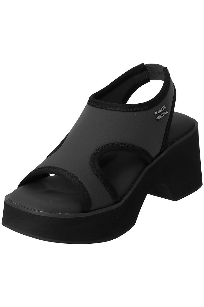 【メゾンスペシャル/MAISON SPECIAL】のSide-Open Stretch Sandals/サイドオープンストレッチサンダル インテリア・キッズ・メンズ・レディースファッション・服の通販 founy(ファウニー) 　ファッション　Fashion　レディースファッション　Fashion for Women　サンダル　Sandals, Summer Shoes　ストレッチ　Stretch, Stretchy Fabric　スポーティ　Sporty, Casual Athletic　フィット　Fit, Slim Fit　定番　Standard, Basic Item　C.GRY(チャコールグレー)|ID: prp329100004895507 ipo3291000000036872015