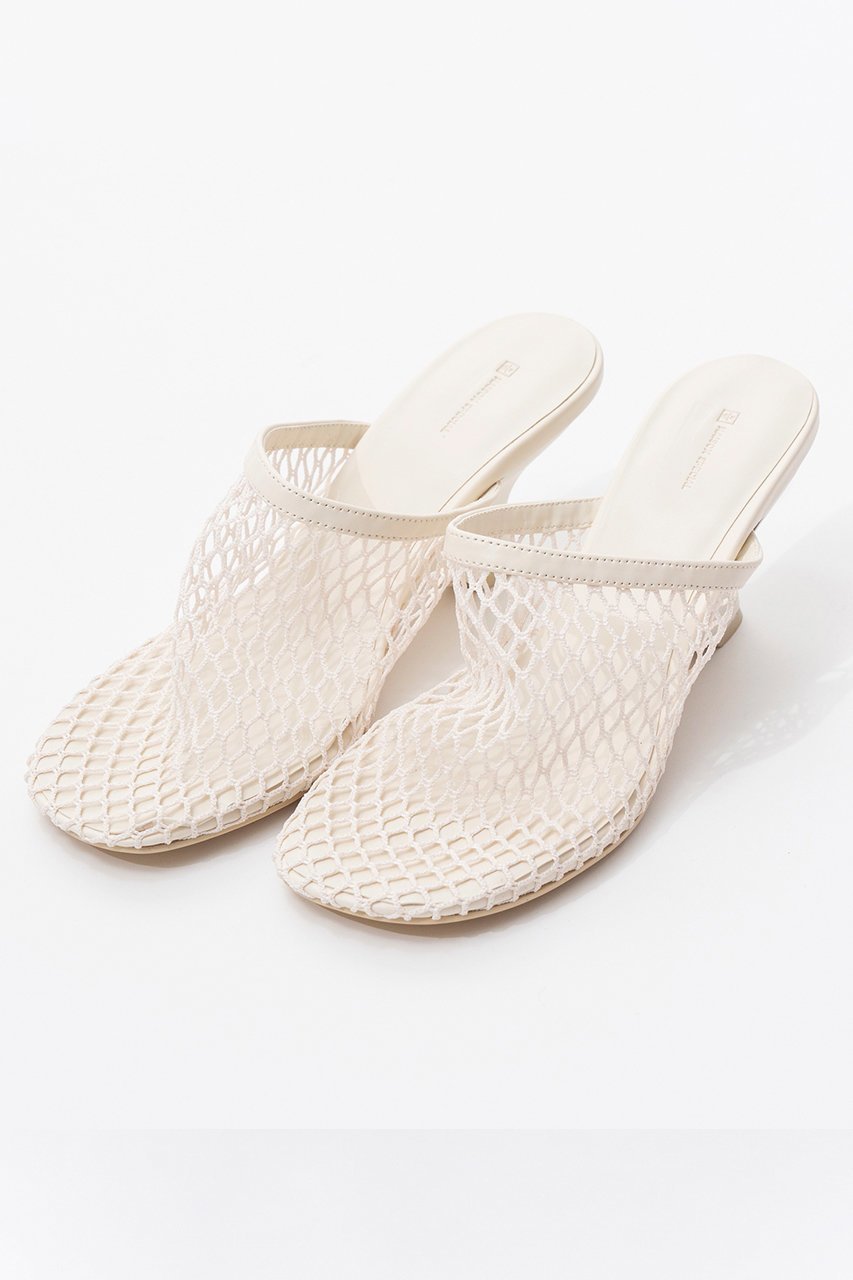 【メゾンスペシャル/MAISON SPECIAL】のMulti-Fabric Mules/マルチファブリックミュール インテリア・キッズ・メンズ・レディースファッション・服の通販 founy(ファニー) 　ファッション　Fashion　レディースファッション　Fashion for Women　サンダル　Sandals, Summer Shoes　シンプル　Simple, Minimal　メッシュ　Mesh, Net Fabric　IVR(アイボリー)|ID: prp329100004895508 ipo3291000000036598282