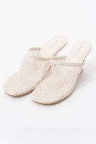 【メゾンスペシャル/MAISON SPECIAL】のMulti-Fabric Mules/マルチファブリックミュール 大人の最旬トレンドファッション＆コーディネート founy(ファウニー) ファッション Fashion レディースファッション Fashion for Women サンダル Sandals, Summer Shoes シンプル Simple, Minimal メッシュ Mesh, Net Fabric thumbnail IVR(アイボリー)|ID: prp329100004895508 ipo3291000000037237631