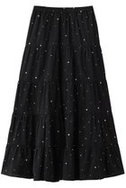 【クチュールドアダム/COUTURE D'ADAM】のグリッターティアードスカート ブラック×シルバー|ID: prp329100004895516 ipo3291000000036598351