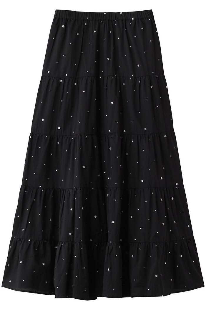 【クチュールドアダム/COUTURE D'ADAM】のグリッターティアードスカート インテリア・キッズ・メンズ・レディースファッション・服の通販 founy(ファウニー) https://founy.com/ ファッション Fashion レディースファッション Fashion for Women スカート Skirts ティアードスカート Tiered Skirts ロングスカート Long Skirts / Maxi & Midi Skirts インド Indian Textile グリッター Glitter, Sparkle シンプル Simple, Minimal ティアード Tiered, Tiered Style バランス Balance, Style Balance ロング Long, Long-Length |ID: prp329100004895516 ipo3291000000037237850