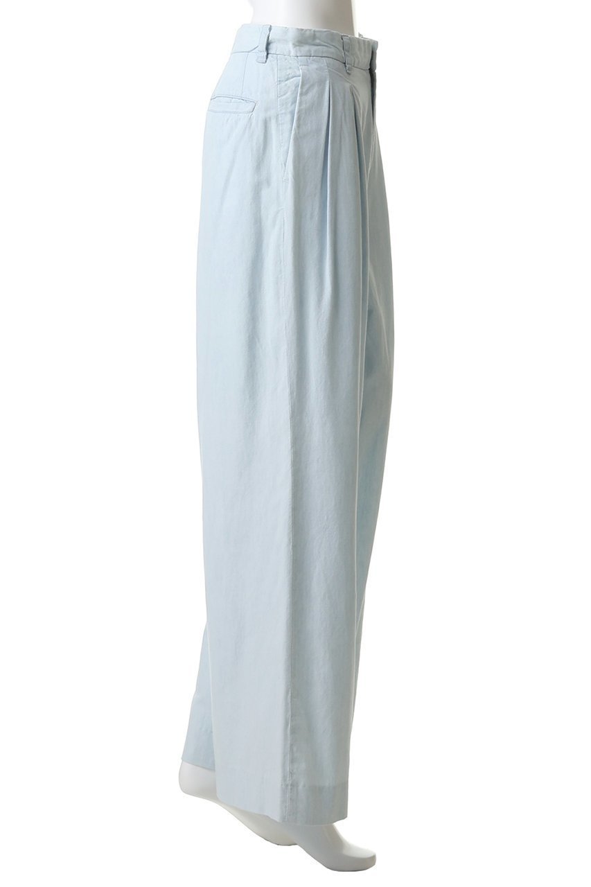 【マディソンブルー/MADISONBLUE】のPLEATED WIDE LEG PT CHAMBRAY(VW) ワイドパンツ 大人の最旬トレンドファッション＆コーディネート founy(ファウニー) 　ファッション　Fashion　レディースファッション　Fashion for Women　パンツ　Pants & Trousers　スカート　Skirts　シャンブレー　Chambray, Denim-Like Fabric　バランス　Balance, Style Balance　ルーズ　Loose, Oversized　ワイド　Wide, Wide Fit　エレガント 上品　Elegant　other-3|ID: prp329100004895525 ipo3291000000036954154