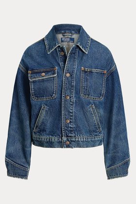 【ラルフローレン/RALPH LAUREN】の【POLO RALPH LAUREN】デニム ダンガリー ジャケット 人気、トレンドファッション・服の通販 founy(ファニー) ファッション Fashion レディースファッション Fashion for Women アウター Coat / Outerwear Collection レディースジャケット・軽アウター Jackets ブルゾンジャケット・スポーティアウター Blouson Jackets ショルダー Shoulder, Shoulder Strap ジャケット Jacket, Outerwear ダンガリー Dungaree, Chambray デニム Denim, Jeans Material ドロップ Drop Shoulder, Dropped Style バランス Balance, Style Balance パッチ Patch, Appliqué フィット Fit, Slim Fit ブルゾン Blouson, Bomber Jacket ポケット Pocket, Pocket Detail メタル Metal, Metal Parts リラックス Relax, Relaxed Fit ヴィンテージ Vintage Style |ID:prp329100004895528