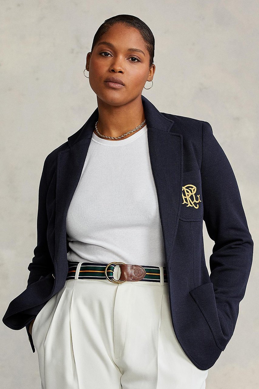 【ラルフローレン/RALPH LAUREN】の【POLO RALPH LAUREN】ダブルニット ジャカード ブレザー 人気、トレンドファッション・服の通販 founy(ファニー) 　ファッション　Fashion　レディースファッション　Fashion for Women　アウター　Coat / Outerwear Collection　レディースジャケット・軽アウター　Jackets　ショルダー　Shoulder, Shoulder Strap　ジャカード／ジャガード　Jacquard, Woven Pattern　ジャケット　Jacket, Outerwear　ストレート　Straight, Straight Cut　ダブル　Double, Double-Breasted　バランス　Balance, Style Balance　フィット　Fit, Slim Fit　エレガント 上品　Elegant　新作・新入荷　New Arrivals / New In　other-6|ID: prp329100004895529 ipo3291000000036598454