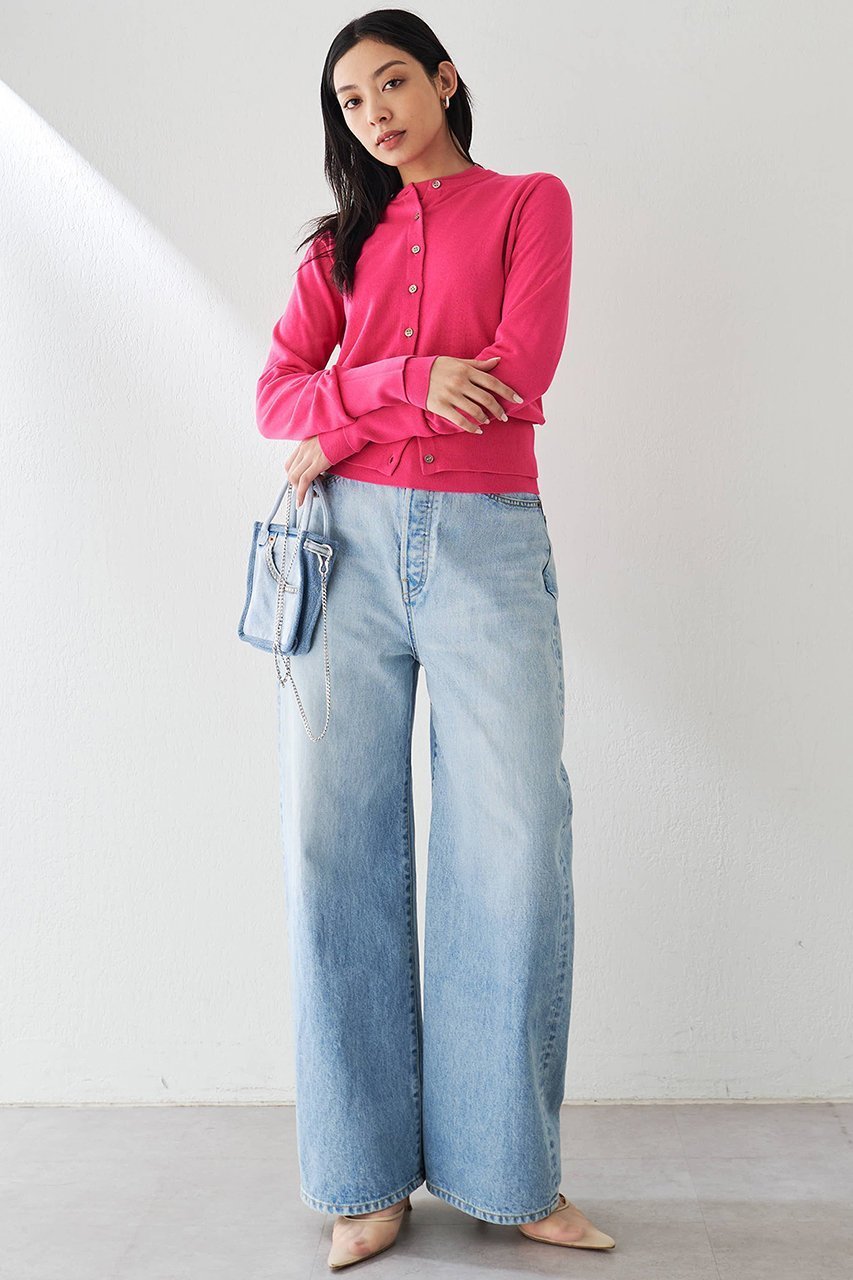 【ウィムガゼット/Whim Gazette】のハイゲージ天竺カーディガン 人気、トレンドファッション・服の通販 founy(ファニー) 　ファッション　Fashion　レディースファッション　Fashion for Women　トップス・カットソー　Cut & Sew Tops　ニット　Knit Tops & Sweaters　カーディガン・羽織り　Layered Style Cardigans　おすすめ　Recommended / Our Picks　アンサンブル　Ensemble Set　カーディガン　Cardigan, Knitwear　シアー　Sheer, See-Through　シンプル　Simple, Minimal　フィット　Fit, Slim Fit　ベーシック　Basic, Essential　夏　Summer　春　Spring　S/S・春夏　SS, Spring/Summer, Warm Season　other-6|ID: prp329100004895531 ipo3291000000036598472