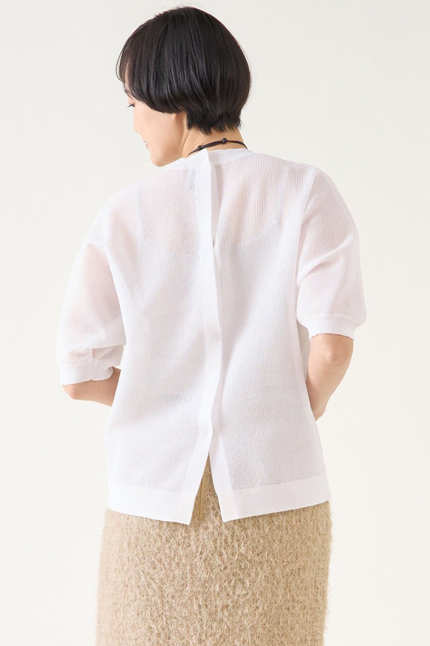 【マルティニーク/martinique】のビッグシルエットニットTシャツ 大人の最旬トレンドファッション＆コーディネート founy(ファウニー) 　ファッション　Fashion　レディースファッション　Fashion for Women　トップス・カットソー　Cut & Sew Tops　ニット　Knit Tops & Sweaters　シャツ・ブラウス・オフィスカジュアル　Elegant Blouses & Button-Ups　ロングTシャツ・Tシャツ　Longline T-Shirts & Tees　カジュアルプルオーバー・ニットトップス　Pullovers & Knit Tops / Casual Pullovers　おすすめ　Recommended / Our Picks　カットソー　Cut and Sewn Top　ジャカード／ジャガード　Jacquard, Woven Pattern　タイトスカート　Pencil Skirt, Tight Skirt　トレンド　Trend, Trending Now　エレガント 上品　Elegant　other-3|ID: prp329100004895533 ipo3291000000036954247