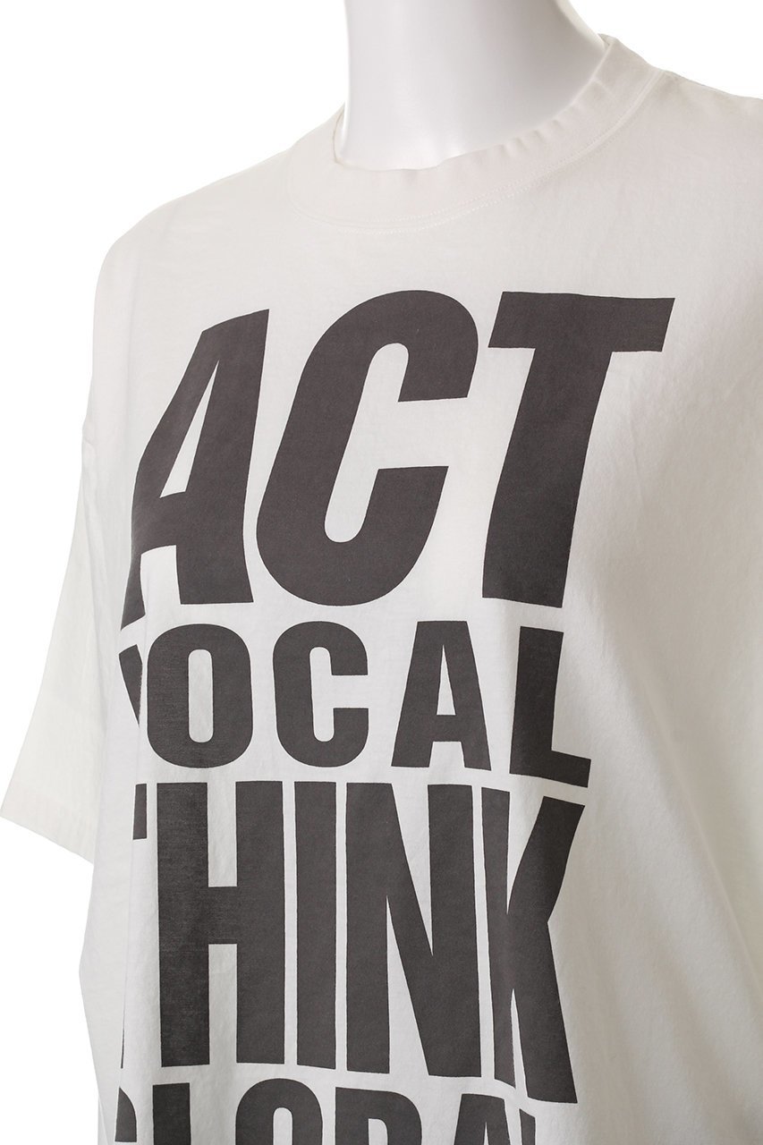 【サードマガジン/THIRD MAGAZINE】の【KATHARINE HAMNETT x THIRD MAGAZINE】限定スローガンTシャツ 人気、トレンドファッション・服の通販 founy(ファニー) 　ファッション　Fashion　レディースファッション　Fashion for Women　トップス・カットソー　Cut & Sew Tops　シャツ・ブラウス・オフィスカジュアル　Elegant Blouses & Button-Ups　ロングTシャツ・Tシャツ　Longline T-Shirts & Tees　カットソー・ベーシックTシャツ　Cut-and-Sewn Tops / Stretch Tees & Basics　グラフィック　Graphic, Graphic Design　コラボ　Collaboration, Collab　ショート　Short, Short Length　スリーブ　Sleeve, Long Sleeve / Short Sleeve　バランス　Balance, Style Balance　ビンテージ　Vintage, Retro Style　プリント　Print, Printed Pattern　other-5|ID: prp329100004895541 ipo3291000000036598555